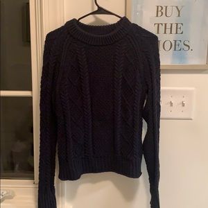 Women’s LLBean cotton fisherman sweater